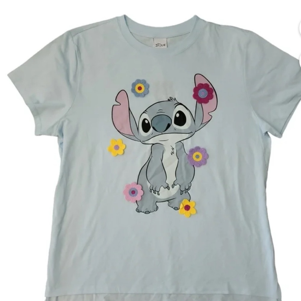 Ladies Crochet Character Lightweight Soft & Comfortable Jersey Fabric Tee XXL